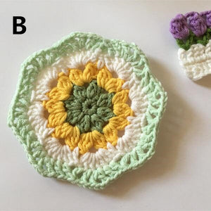 Blingcute | Flower Coaster | Crochet Coasters - Blingcute