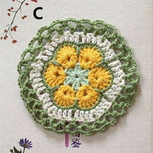 Blingcute | Flower Coaster | Crochet Coasters - Blingcute