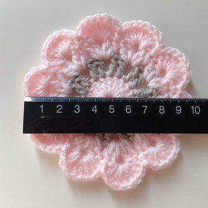 Blingcute | A Set of 2 Crochet Coaster Flower | Desk Decorations - Blingcute