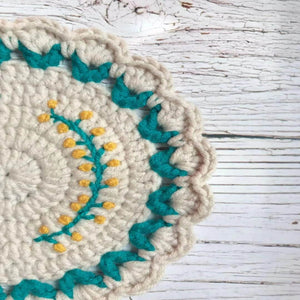 Blingcute | Pastoral Retro Coaster | Crochet Coaster - Blingcute