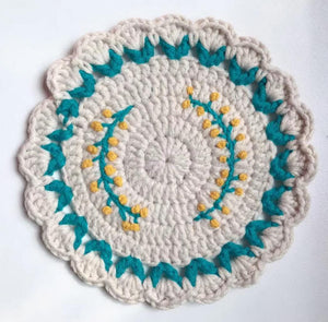 Blingcute | Pastoral Retro Coaster | Crochet Coaster - Blingcute