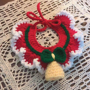 Blingcute | Christmas Collar | Crochet Pet Collar - Blingcute