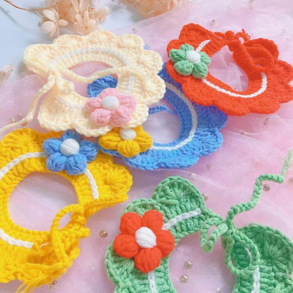 Blingcute | Colorful Collar  | Crochet Pet Collar - Blingcute