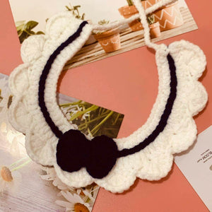 Blingcute | Lace Collar | Crochet Pet Collars - Blingcute