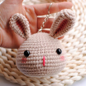 Blingcute | Rabbit Carrot Crochet Keychain - Blingcute