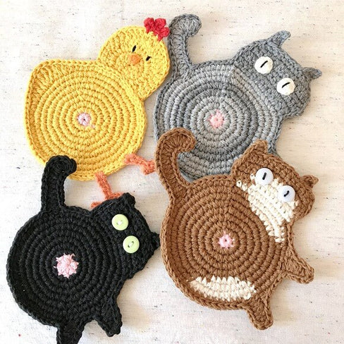 Blingcute | Cochet Coaster | perfect gift for cat lovers - Blingcute