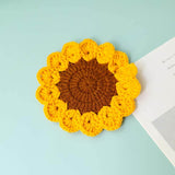 Blingcute | Crochet Coaster Flower | A Set of 3 Flowers Coasters - Blingcute