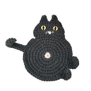 Blingcute | Black Cat Coaster | Perfect Gift for Cat Lovers - Blingcute